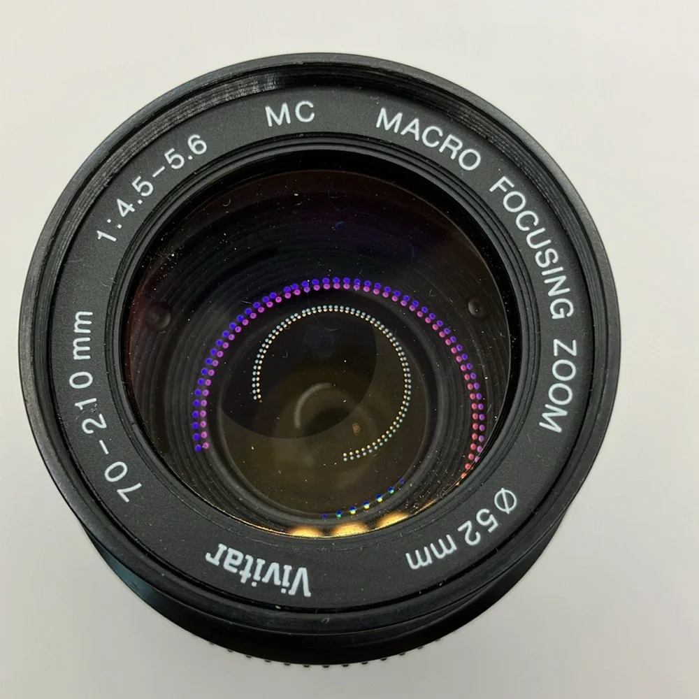Vivitar Macro Focusing Zoom 1:4.5-5.6 70-210mm Lens Canon FD Mount Untested‎